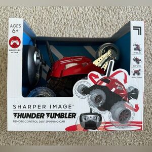 Sharper Image Thunder Tumbler Remote Control Car - Red and Black